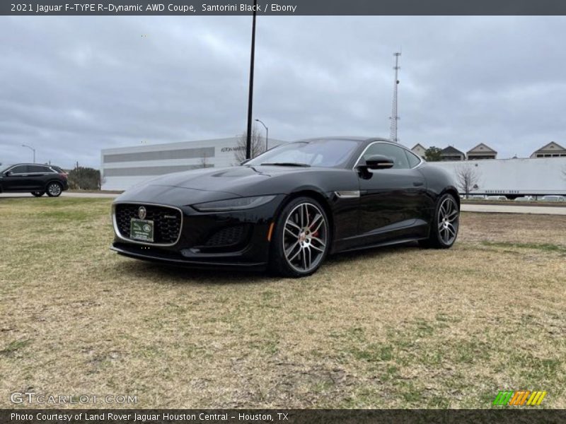 Santorini Black / Ebony 2021 Jaguar F-TYPE R-Dynamic AWD Coupe