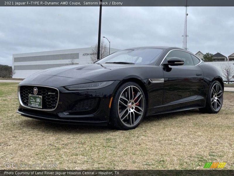 Front 3/4 View of 2021 F-TYPE R-Dynamic AWD Coupe