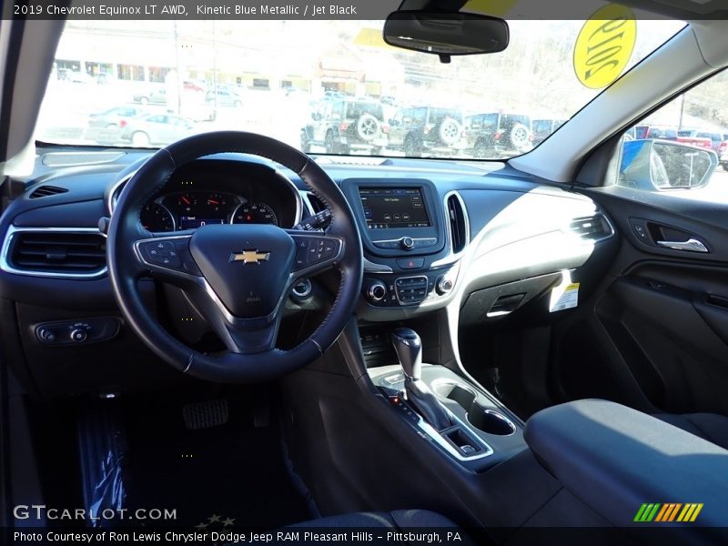 Kinetic Blue Metallic / Jet Black 2019 Chevrolet Equinox LT AWD