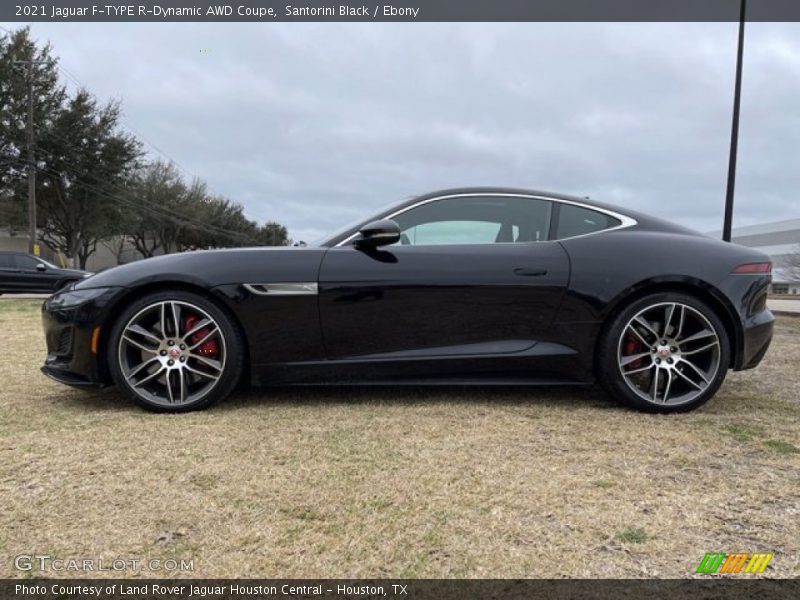 Santorini Black / Ebony 2021 Jaguar F-TYPE R-Dynamic AWD Coupe
