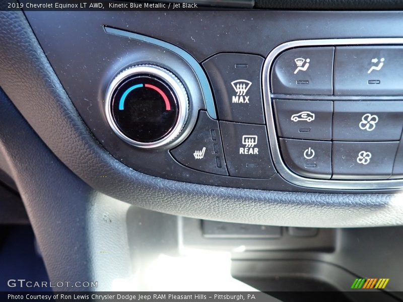 Kinetic Blue Metallic / Jet Black 2019 Chevrolet Equinox LT AWD