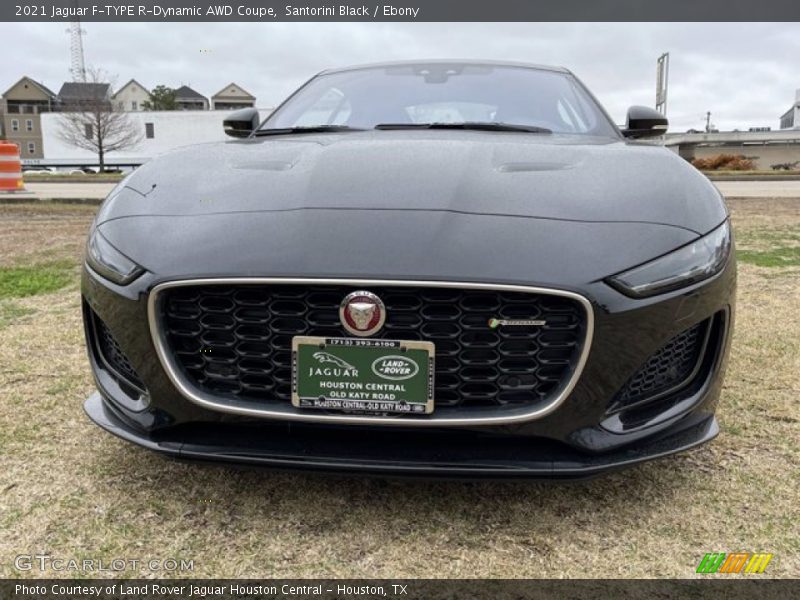 Santorini Black / Ebony 2021 Jaguar F-TYPE R-Dynamic AWD Coupe