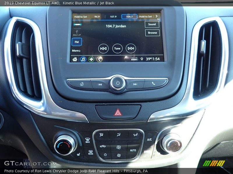 Kinetic Blue Metallic / Jet Black 2019 Chevrolet Equinox LT AWD