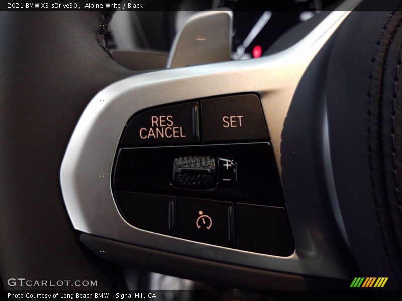 Alpine White / Black 2021 BMW X3 sDrive30i