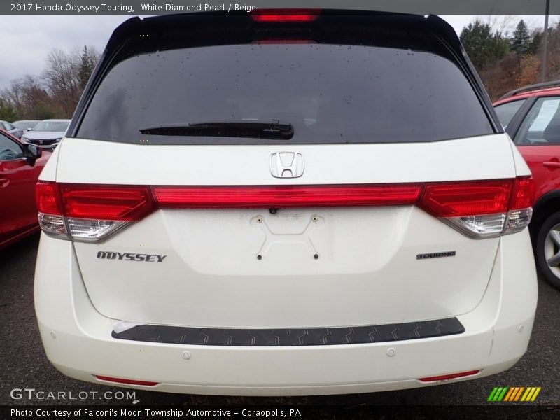 White Diamond Pearl / Beige 2017 Honda Odyssey Touring