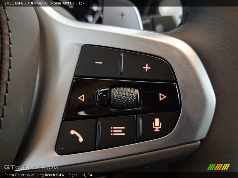 Alpine White / Black 2021 BMW X3 sDrive30i