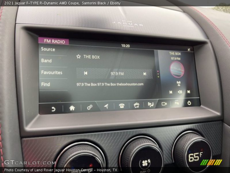 Audio System of 2021 F-TYPE R-Dynamic AWD Coupe