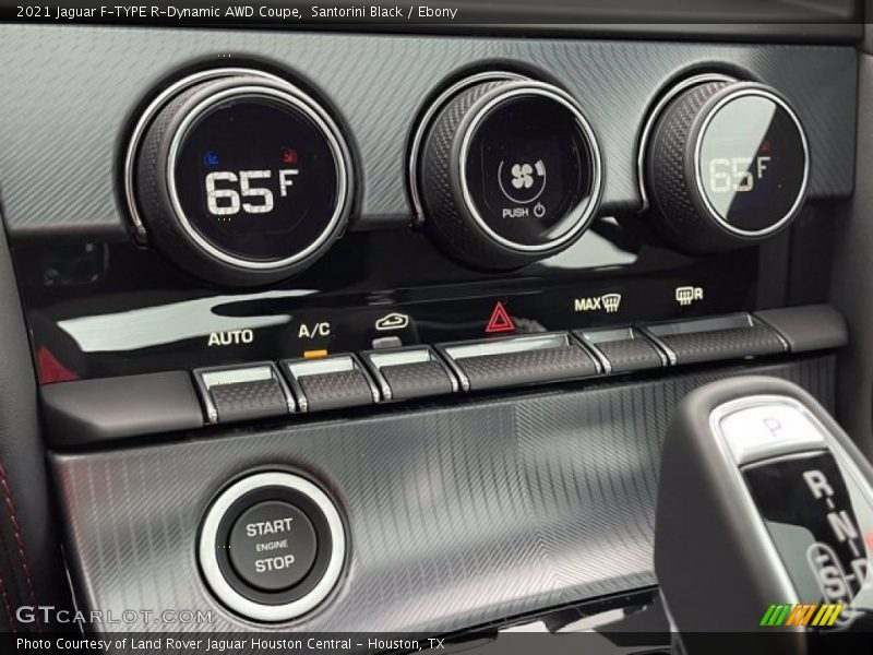 Controls of 2021 F-TYPE R-Dynamic AWD Coupe