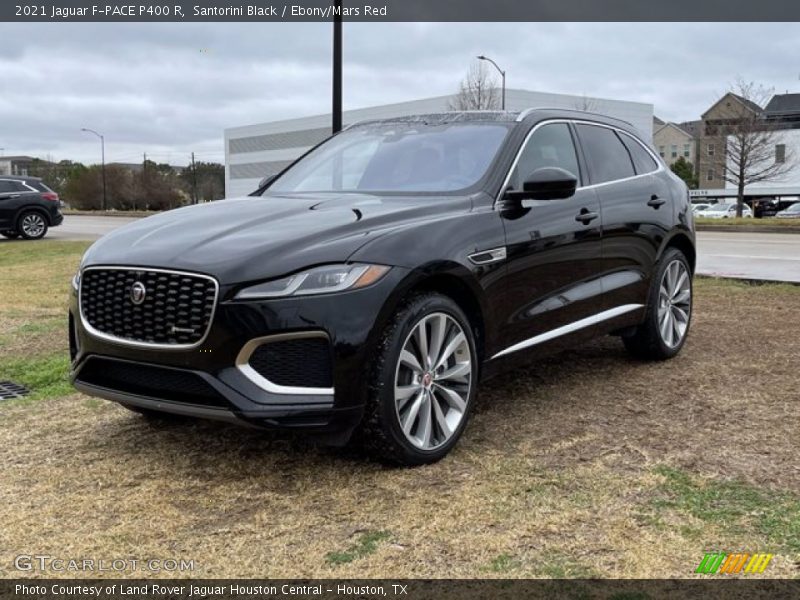 Santorini Black / Ebony/Mars Red 2021 Jaguar F-PACE P400 R