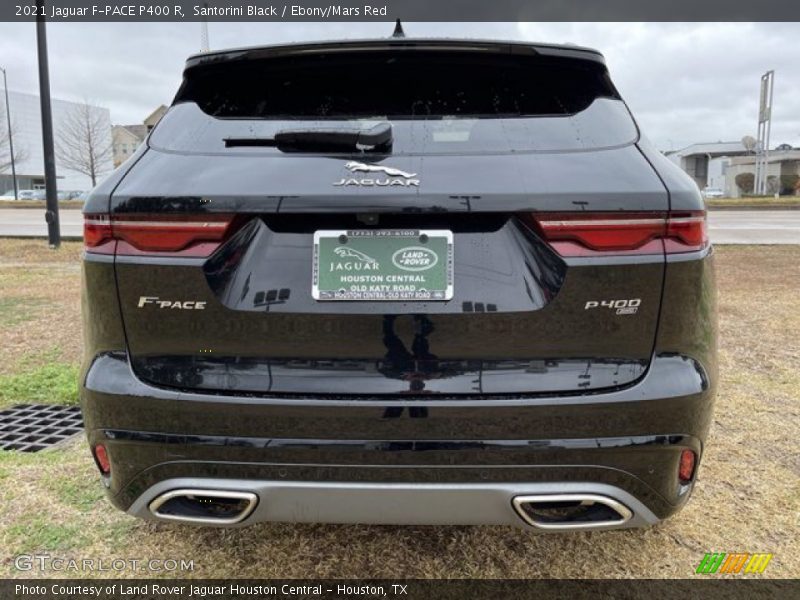 Santorini Black / Ebony/Mars Red 2021 Jaguar F-PACE P400 R