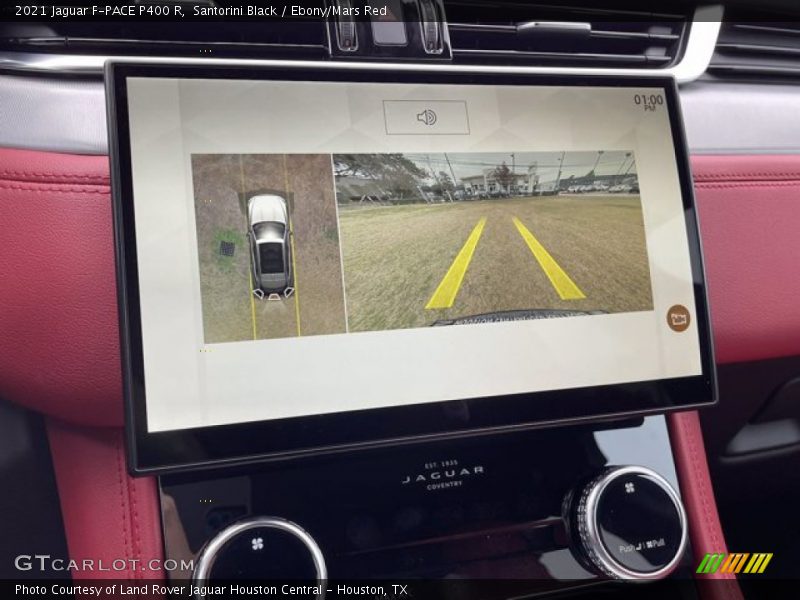 Santorini Black / Ebony/Mars Red 2021 Jaguar F-PACE P400 R