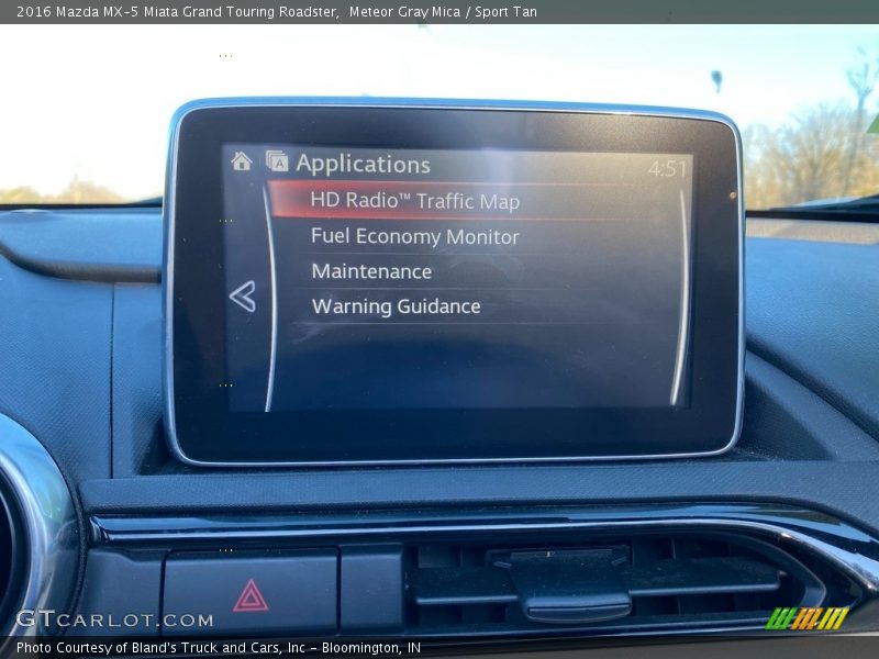 Meteor Gray Mica / Sport Tan 2016 Mazda MX-5 Miata Grand Touring Roadster