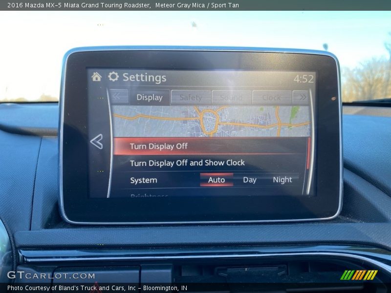 Meteor Gray Mica / Sport Tan 2016 Mazda MX-5 Miata Grand Touring Roadster