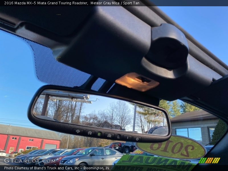 Meteor Gray Mica / Sport Tan 2016 Mazda MX-5 Miata Grand Touring Roadster