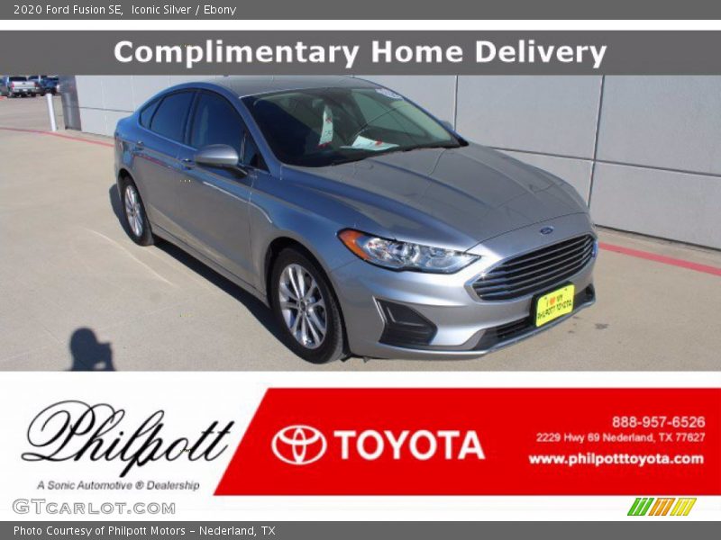 Iconic Silver / Ebony 2020 Ford Fusion SE