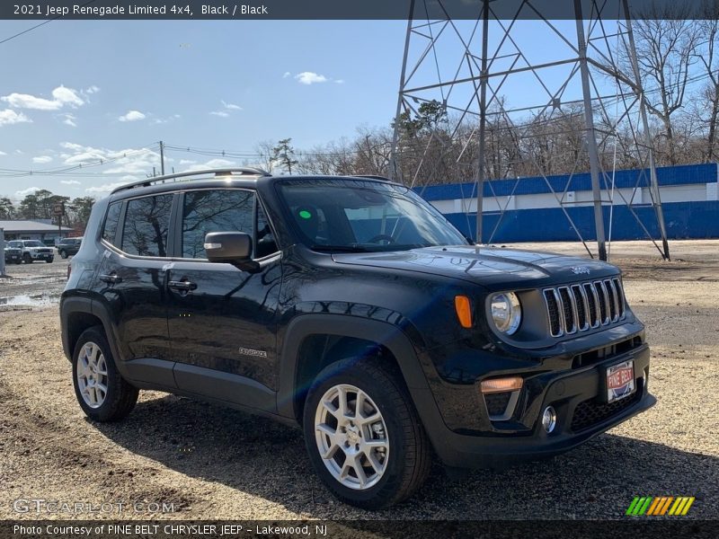 Black / Black 2021 Jeep Renegade Limited 4x4