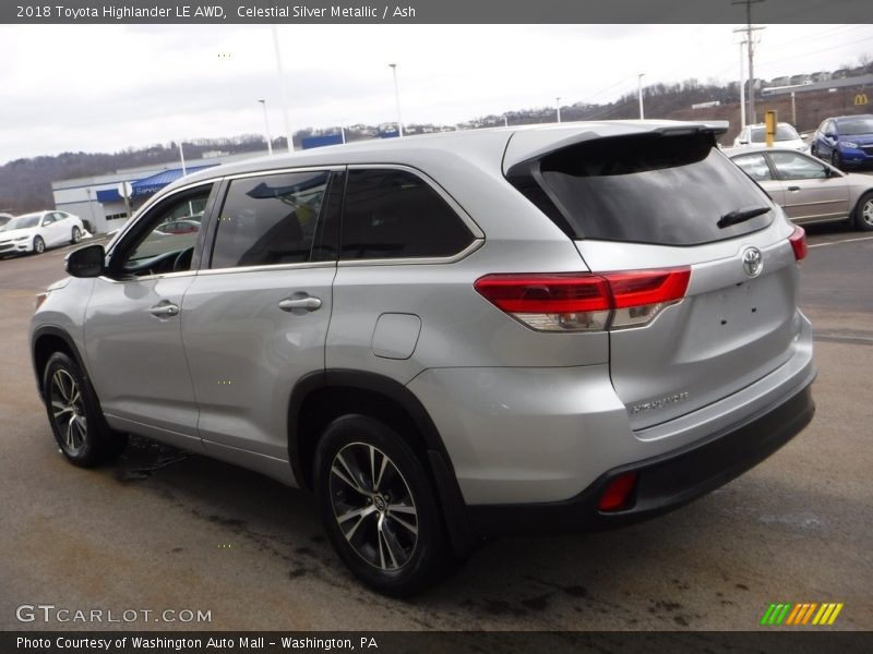 Celestial Silver Metallic / Ash 2018 Toyota Highlander LE AWD