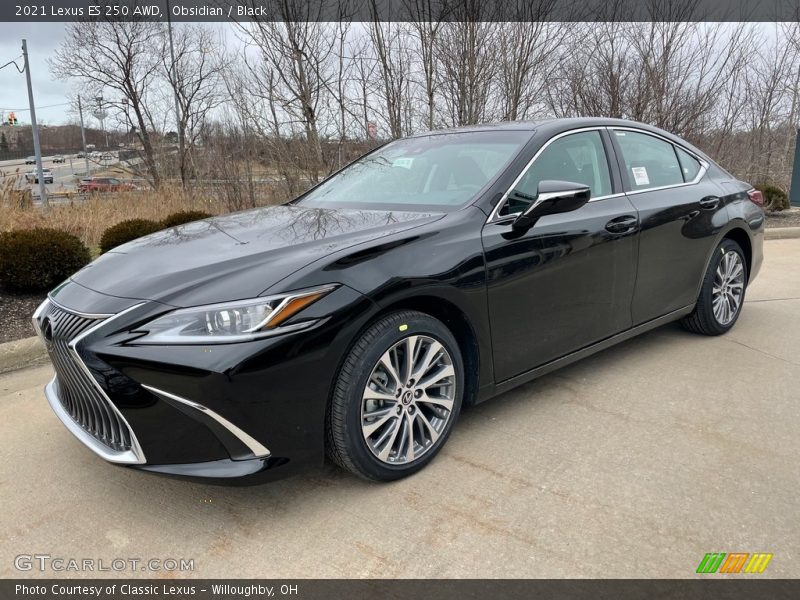Obsidian / Black 2021 Lexus ES 250 AWD
