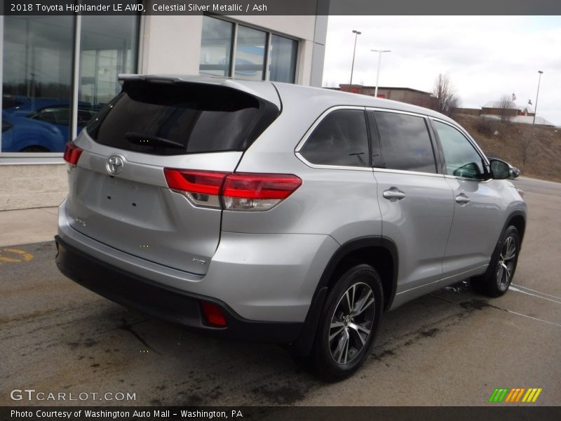 Celestial Silver Metallic / Ash 2018 Toyota Highlander LE AWD