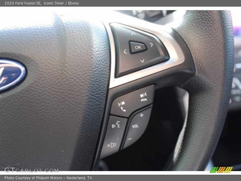 Iconic Silver / Ebony 2020 Ford Fusion SE
