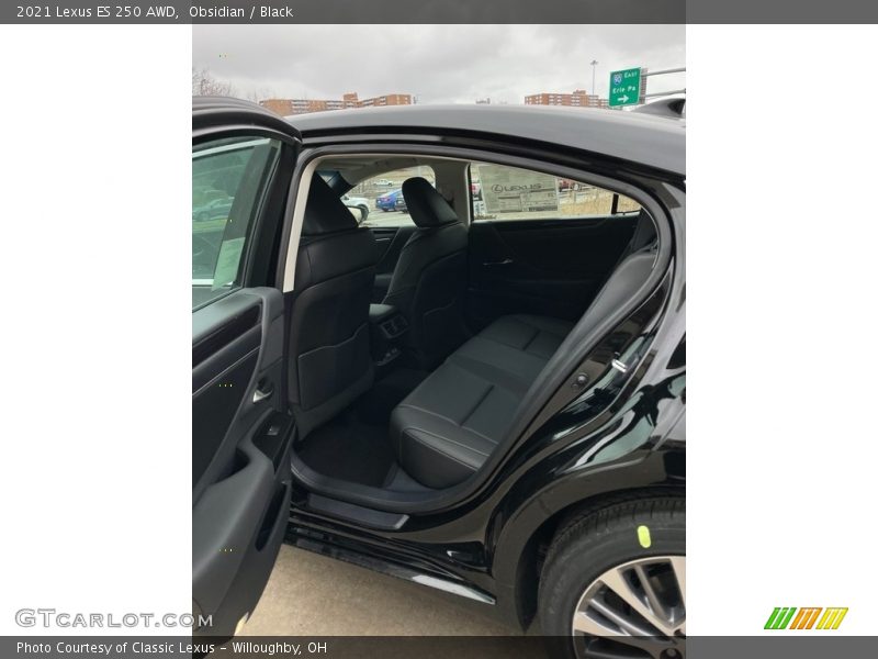 Obsidian / Black 2021 Lexus ES 250 AWD