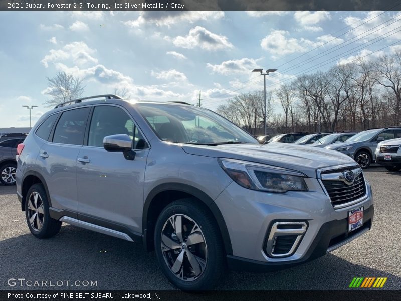 Ice Silver Metallic / Gray 2021 Subaru Forester 2.5i Touring