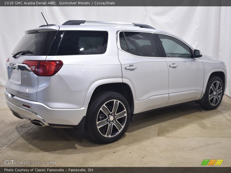 Quicksilver Metallic / Cocoa/Shale 2018 GMC Acadia Denali AWD