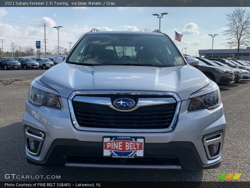 Ice Silver Metallic / Gray 2021 Subaru Forester 2.5i Touring