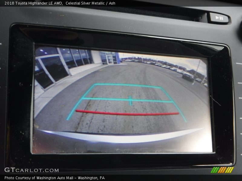 Celestial Silver Metallic / Ash 2018 Toyota Highlander LE AWD