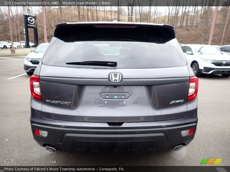 Modern Steel Metallic / Black 2021 Honda Passport EX-L AWD