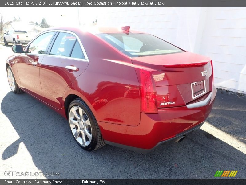 Red Obsession Tintcoat / Jet Black/Jet Black 2015 Cadillac ATS 2.0T Luxury AWD Sedan