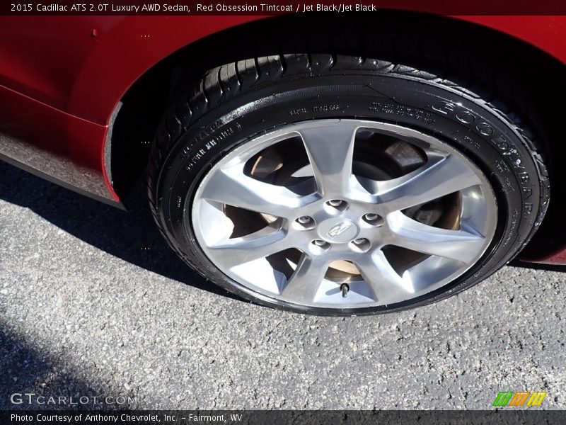 Red Obsession Tintcoat / Jet Black/Jet Black 2015 Cadillac ATS 2.0T Luxury AWD Sedan