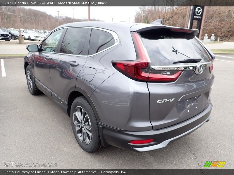 Modern Steel Metallic / Black 2021 Honda CR-V EX-L AWD