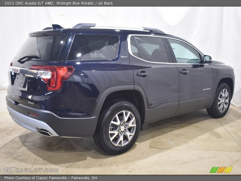 Midnight Blue Metallic / Jet Black 2021 GMC Acadia SLT AWD