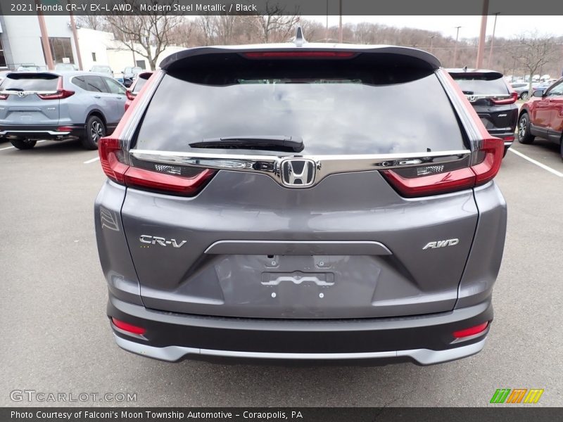 Modern Steel Metallic / Black 2021 Honda CR-V EX-L AWD