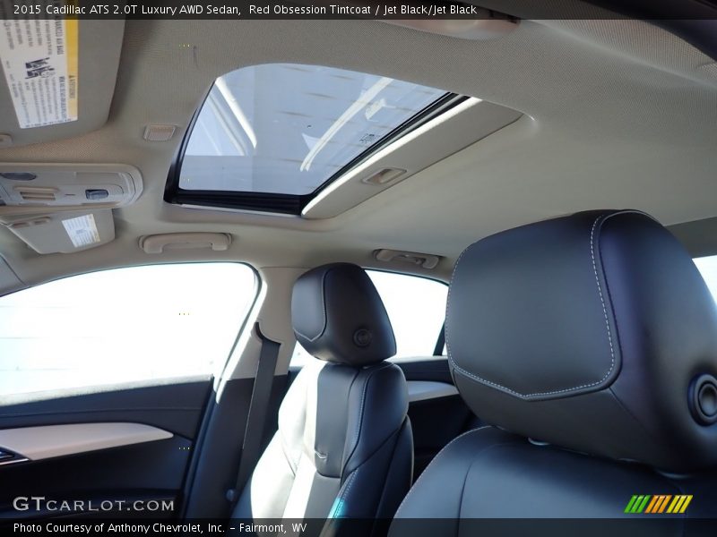 Red Obsession Tintcoat / Jet Black/Jet Black 2015 Cadillac ATS 2.0T Luxury AWD Sedan