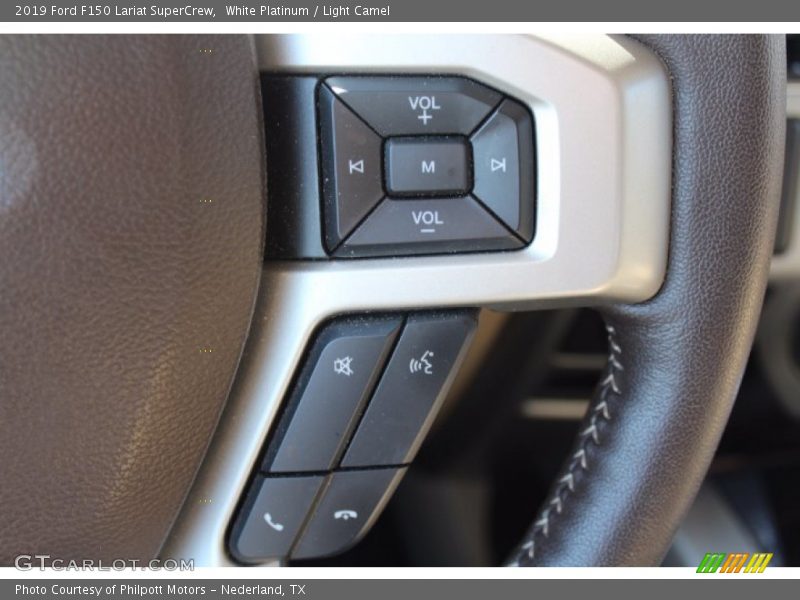 White Platinum / Light Camel 2019 Ford F150 Lariat SuperCrew