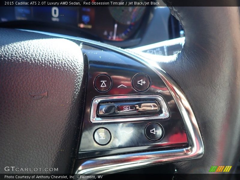 Red Obsession Tintcoat / Jet Black/Jet Black 2015 Cadillac ATS 2.0T Luxury AWD Sedan