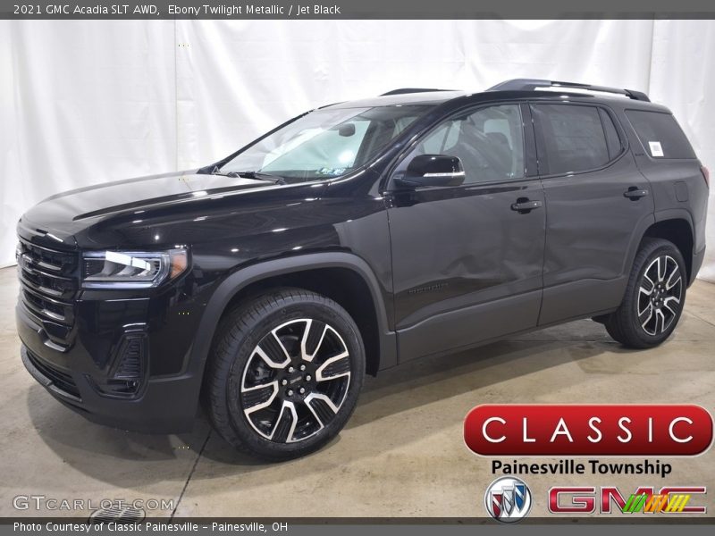 Ebony Twilight Metallic / Jet Black 2021 GMC Acadia SLT AWD