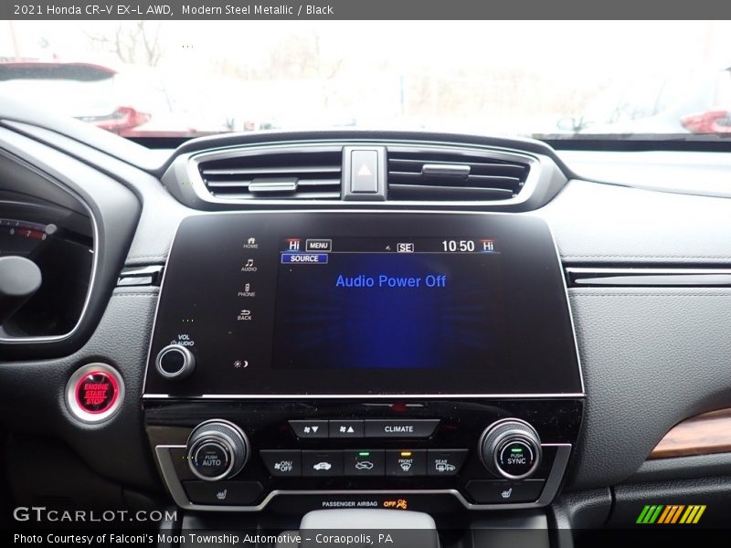 Modern Steel Metallic / Black 2021 Honda CR-V EX-L AWD