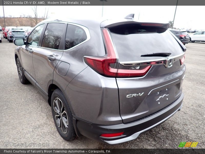 Modern Steel Metallic / Black 2021 Honda CR-V EX AWD