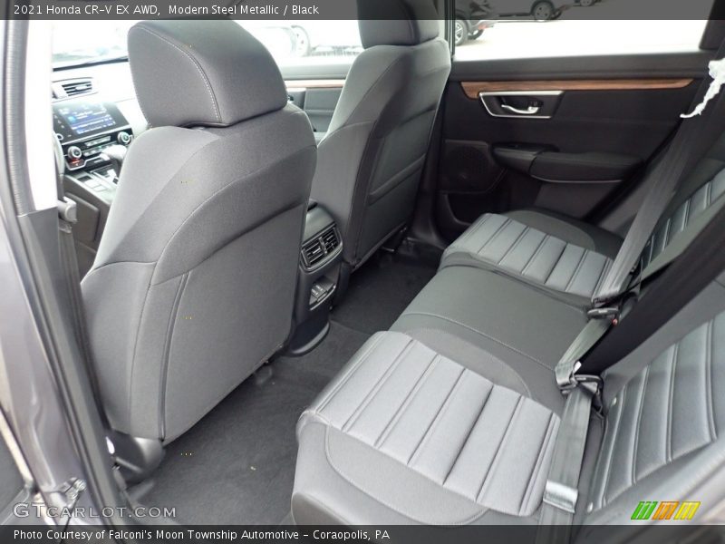 Modern Steel Metallic / Black 2021 Honda CR-V EX AWD