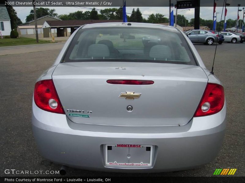 Ultra Silver Metallic / Gray 2008 Chevrolet Cobalt LT Sedan