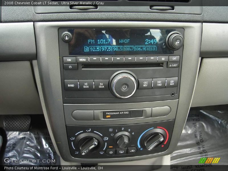 Ultra Silver Metallic / Gray 2008 Chevrolet Cobalt LT Sedan