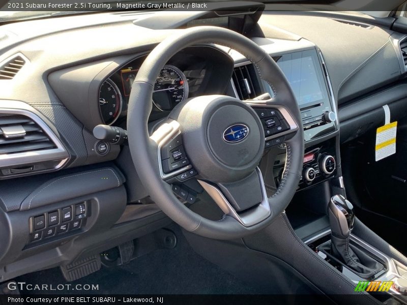 Magnetite Gray Metallic / Black 2021 Subaru Forester 2.5i Touring