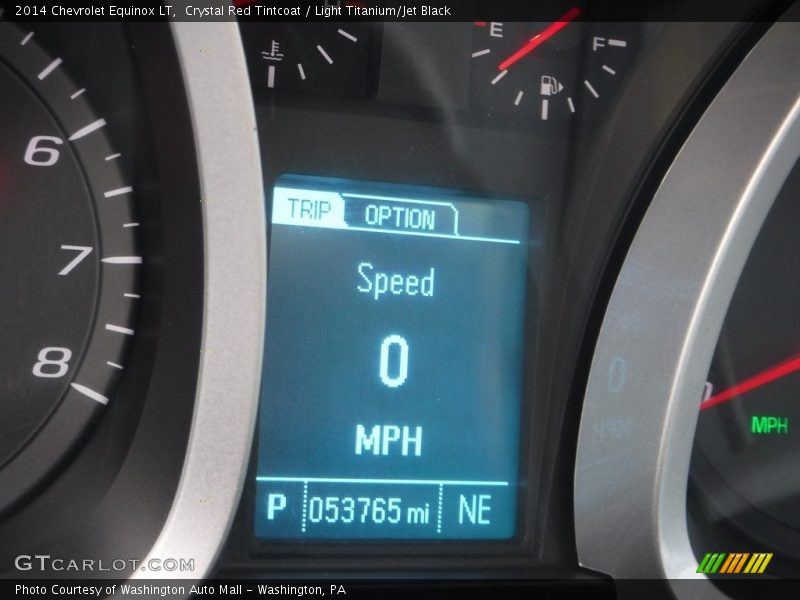 Crystal Red Tintcoat / Light Titanium/Jet Black 2014 Chevrolet Equinox LT