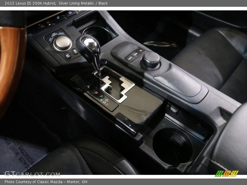 Silver Lining Metallic / Black 2013 Lexus ES 300h Hybrid