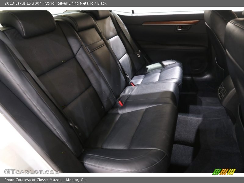 Silver Lining Metallic / Black 2013 Lexus ES 300h Hybrid
