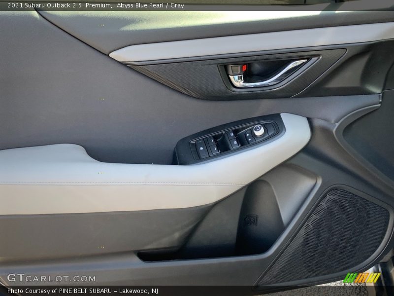 Abyss Blue Pearl / Gray 2021 Subaru Outback 2.5i Premium