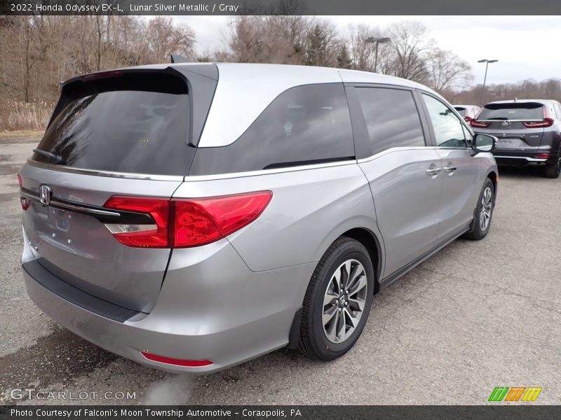 Lunar Silver Metallic / Gray 2022 Honda Odyssey EX-L
